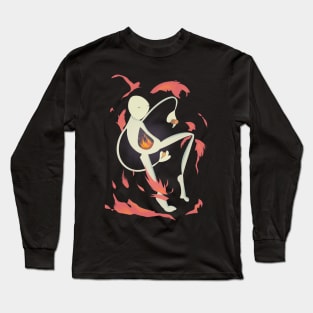 Burning Fire Long Sleeve T-Shirt